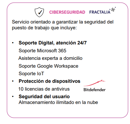 MANTÉN TU NEGOCIO SEGURO. Protege todos los dispositivos de tu negocio y evita los peligros del entorno digital gracias a nuestro servicio de ciberseguridad con soporte experto 24 horas.