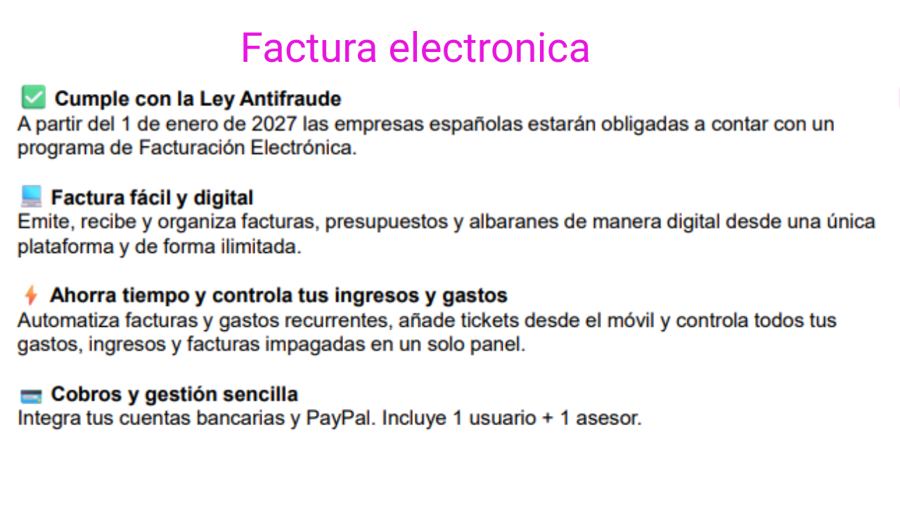 DIGITALIZA LA FACTURA DE TU EMPRESA. Con nuestra herramienta online por fin será fácil generar facturas y gestionar los gastos de tu empresa.